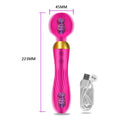 18 Speeds Powerful AV Magic Wand Vibrator for Women G Spot Clitoris Stimulator Dildo Dual Motors Toys