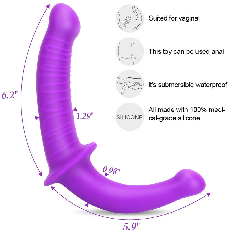 Sex U Shape Double Big Realistic Dildo Vagina Anal Women Gay Lesbian Double Ended Dong Penis