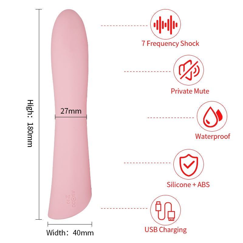 G-Spot Anal Plug Vibrator Female Clit Power Stimulator Dildo Female Vagina Stick Massager