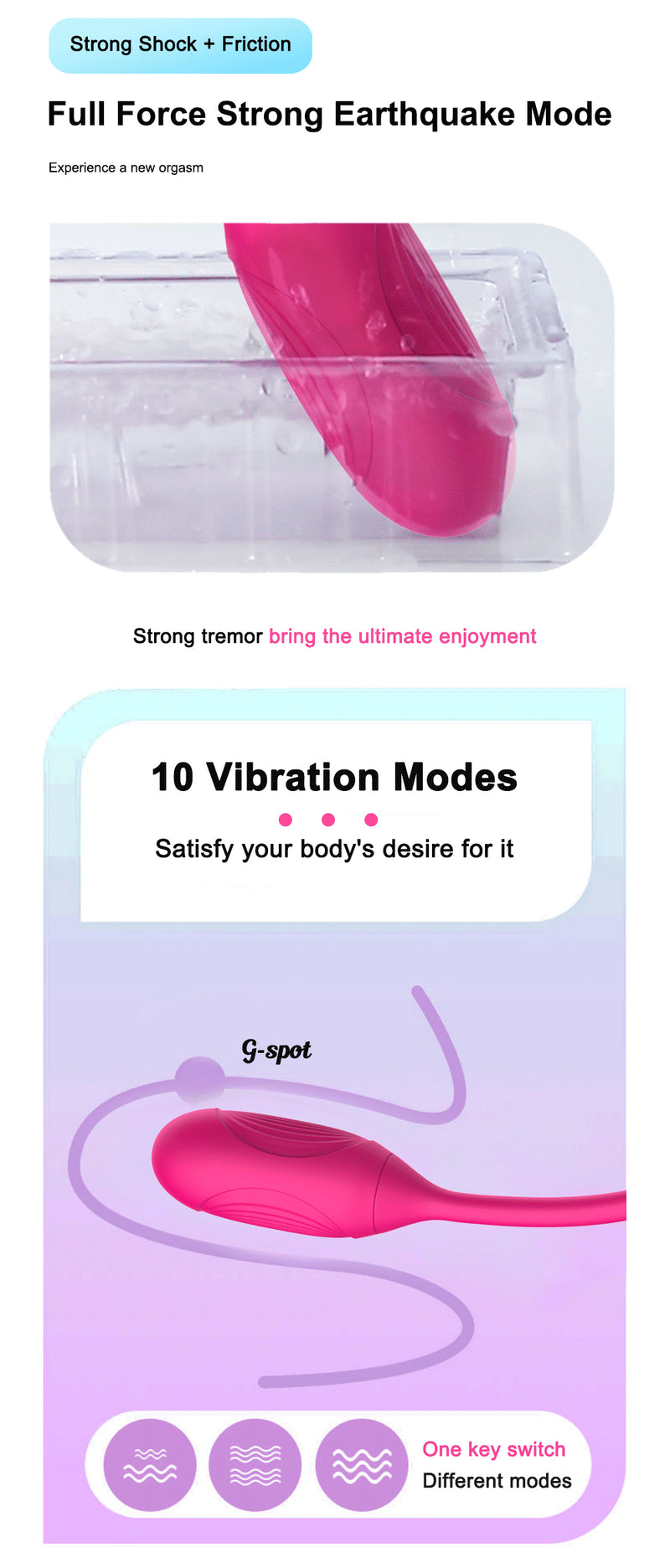 Powerful Clit Sucker Vibrator Nipple Female Sex Toys for Women Clitoris Stimulator