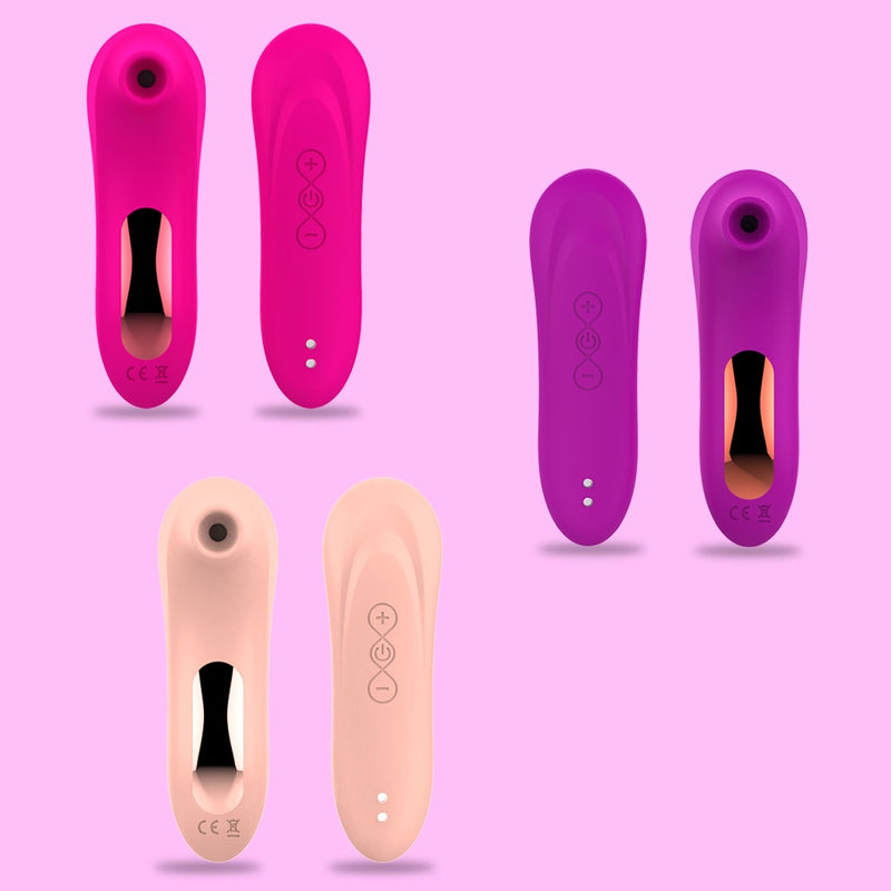 Female clitoris sucker vagina sucking vibrator vacuum stimulator