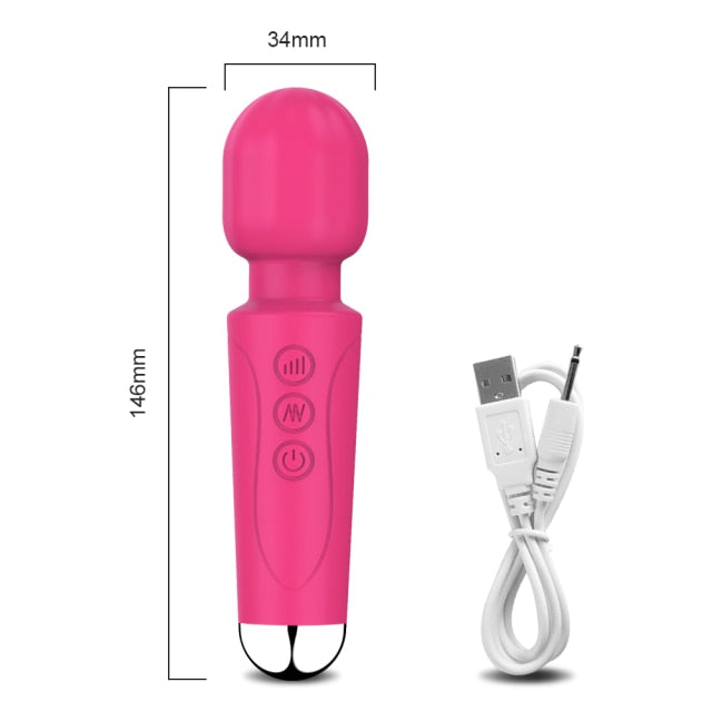 Mini Powerful Clit Vibrator Sex Toy Av Magic Wand Vibrator