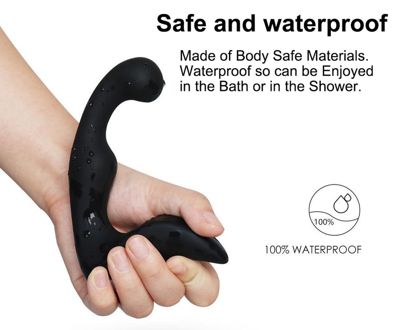 Vibrating Prostate Massager Men Anal Plug 10 Stimulation Patterns Motors Butt Silicone