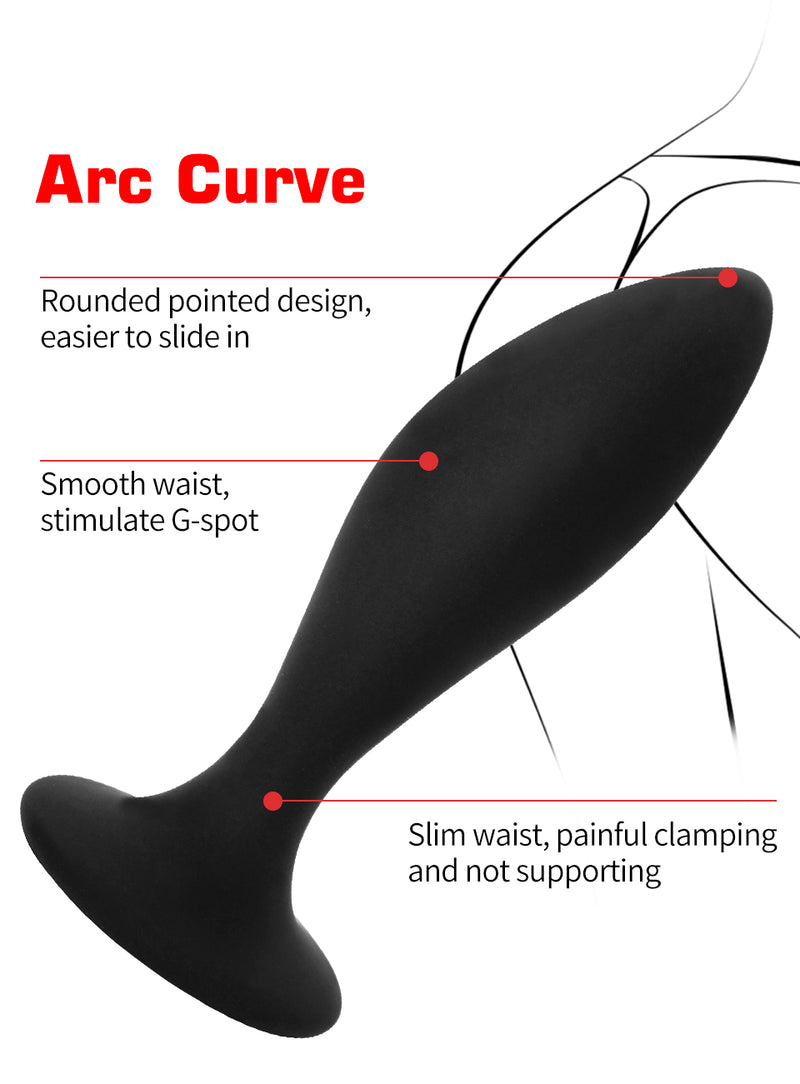 Butt Plug 3 Piece Anal Toy Female Male Male Prostate Massager Butt Plug Gay