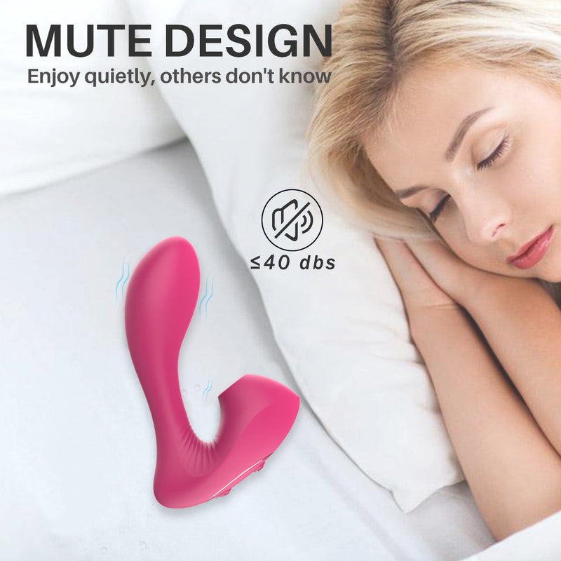 Vagina Sucking Vibrator Double Vibration 10 Speed Stimulate G Spot Vagina Clitoris