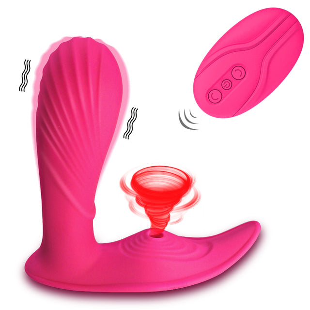 Vagina Sucking Vibrator Double Vibration 10 Speed Stimulate G Spot Vagina Clitoris