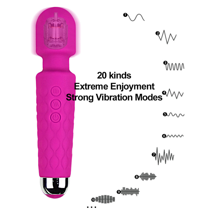 Powerful Magic Wand Vibrators USB Charge Big AV Stick Female G Spot Massager