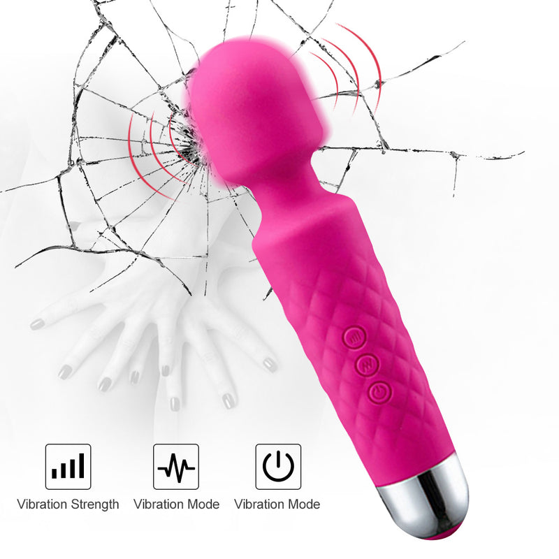 Powerful Magic Wand Vibrators USB Charge Big AV Stick Female G Spot Massager