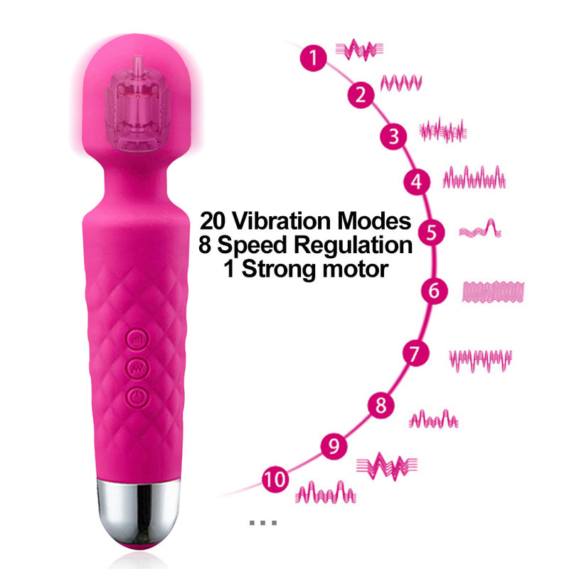 Powerful Magic Wand Vibrators USB Charge Big AV Stick Female G Spot Massager