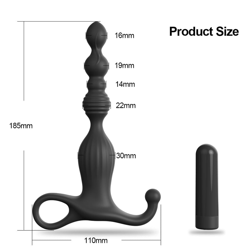 10 Speed Wireless Prostate Vibrator Dildo Sex Toy for Adult Butt Plug Clitoris Stimulator Prostate Massager