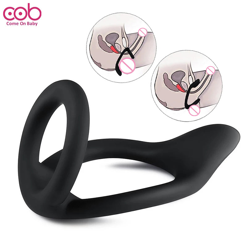 Male Penis Ring Long-Lasting Delayed Ejaculation Erection Sex Toy Male Penis Enlargement Ring