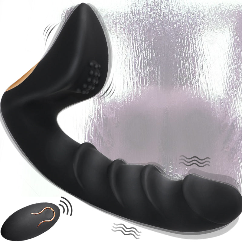 Men's Prostate Massager Anal Vibrator Dual Vibration Remote Control Anal Plug Stimulator