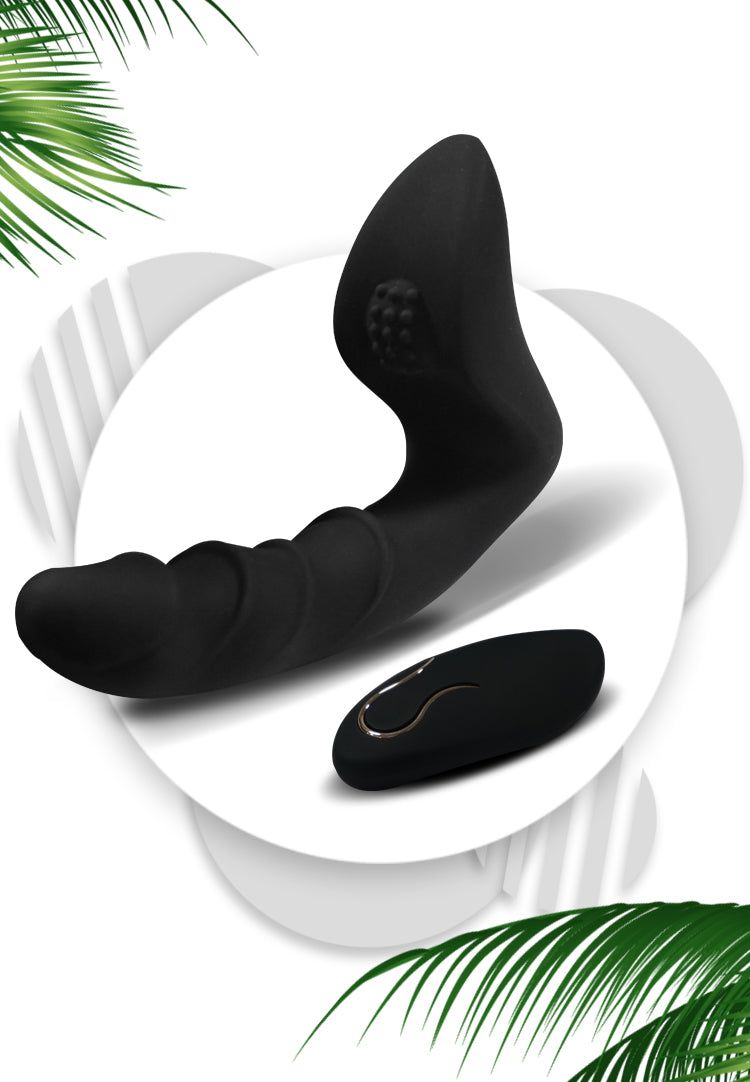 Men's Prostate Massager Anal Vibrator Dual Vibration Remote Control Anal Plug Stimulator