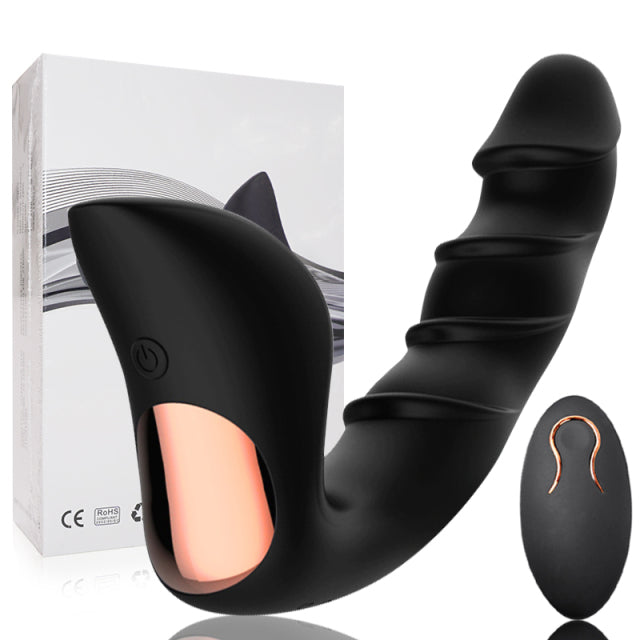 Men's Prostate Massager Anal Vibrator Dual Vibration Remote Control Anal Plug Stimulator