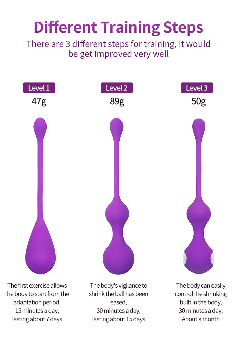 Smart Kegel Ball Vibrator Vibrating Egg Electric Shock Vagina Tight Sports Sex Toys for Women