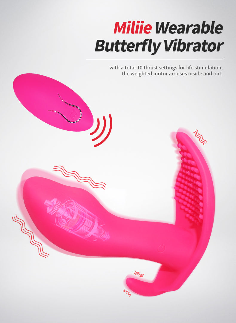 Wireless Vibrator Women's Wearable Panties G-Spot Vaginal Clitoris Stimulator