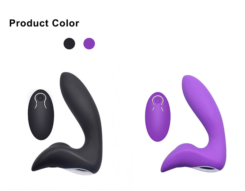 Vibrating Prostate Massager Men Anal Plug 10 Stimulation Patterns Motors Butt Silicone