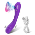 Powerful Vibrator Female G Spot Dildo Vacuum Sucker Clitoris Stimulator Nipple Blowjob Vibrating