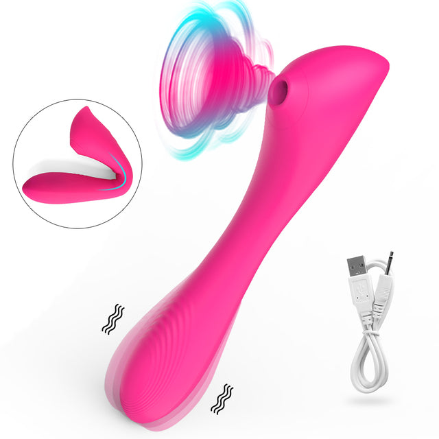 Powerful Vibrator Female G Spot Dildo Vacuum Sucker Clitoris Stimulator Nipple Blowjob Vibrating