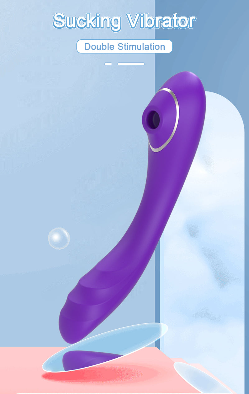 Powerful Vibrator Female G Spot Dildo Vacuum Sucker Clitoris Stimulator Nipple Blowjob Vibrating