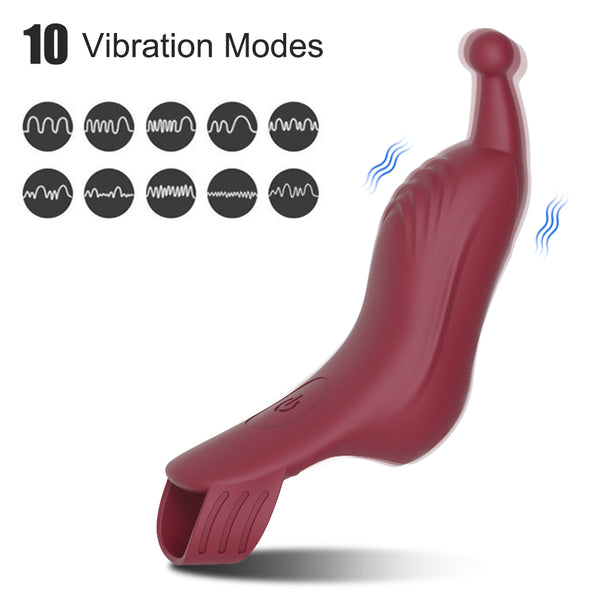 G-Spot Finger Vibrator For Women Nipple Clitoris Stimulator Vibrators Female Erotic Goods Sex Toys