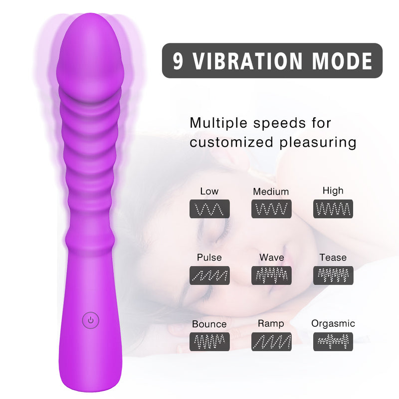 Vibrator Av Wand Massager Vibrator Waterproof Soft Dildo