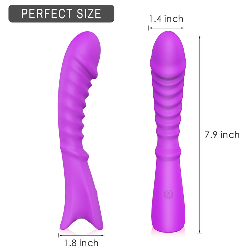 Vibrator Av Wand Massager Vibrator Waterproof Soft Dildo